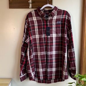 NWT Chaps Button Down Long Sleeve Dress Shirt